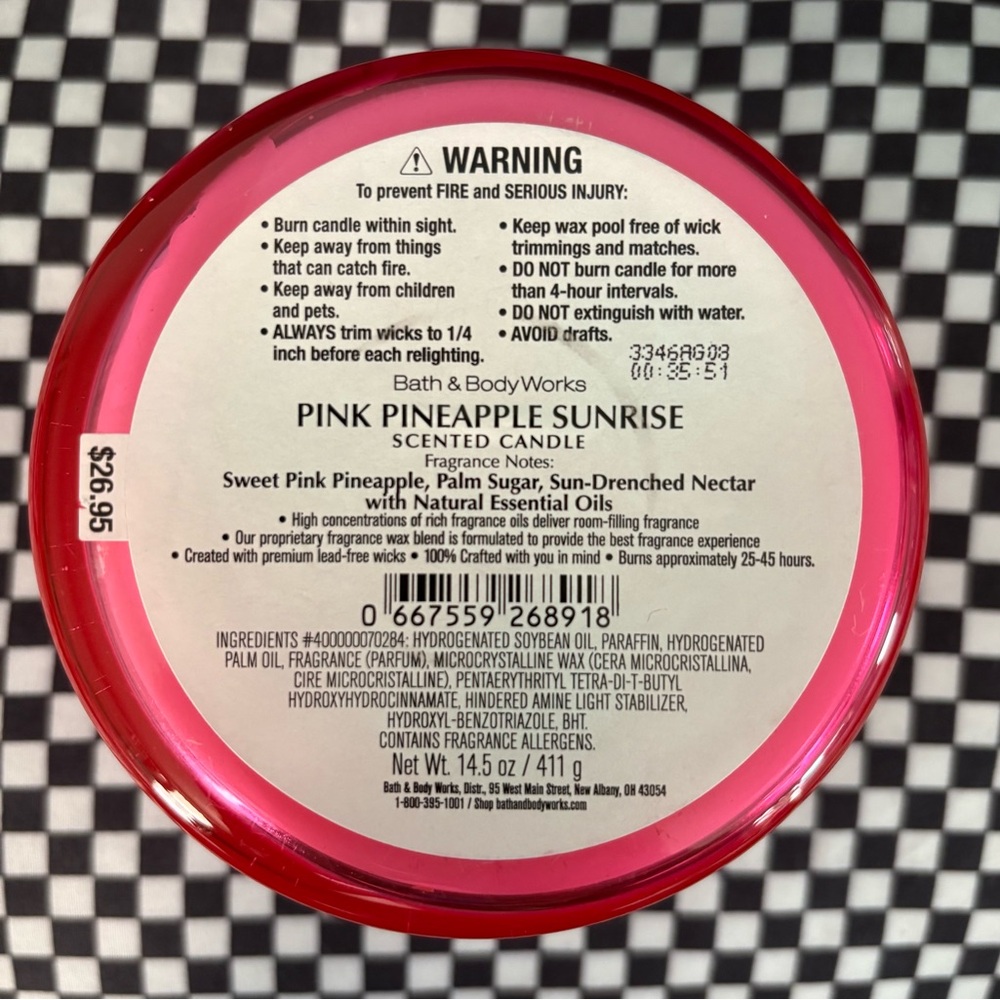 BBW Pink Pineapple Sunrise - Picture 4 of 4